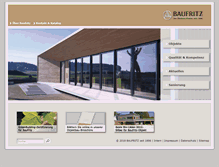 Tablet Screenshot of baufritz-gewerbebau.de